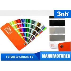 China Professional 210 Colors Ral Color Cards , Paint Shade Card 5 * 15cm Chart Size supplier