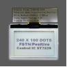 コグ240160のFstn Lcdモジュール モノクロLCDは白いバックライトのマイクロを表示する