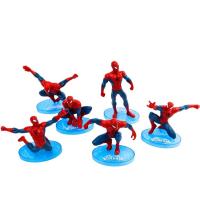 China Customized Spider Man Birthday Cake Topper Plastic Toy on sale