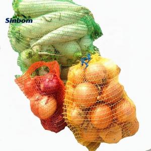 China PE Plastic Onion Mesh Raschel Net Bags for Customized Size Packaging of Potato Garlic supplier