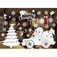 China 0.15mm Electrostatic Window Stickers Living Room Christmas Wall Stickers on sale