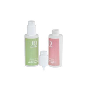 China PMU Inorganic Biodegradable Packaging Bottle With PP PCCR Cream Pump For Lotions 100ml supplier