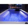 China Ladodo E-8007 Two Person Acrylic Freestanding Rectangle Bathtub With Double Waterfall wholesale