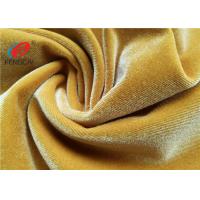 China 92% Polyester 8% Spandex Korean Spandex Velvet Fabric Yoga Pants Fabric For Women on sale