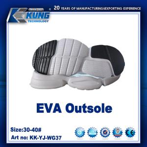 China Flat Thick Rubber EVA Outer Sole Lightweight Abrasion Resistant supplier