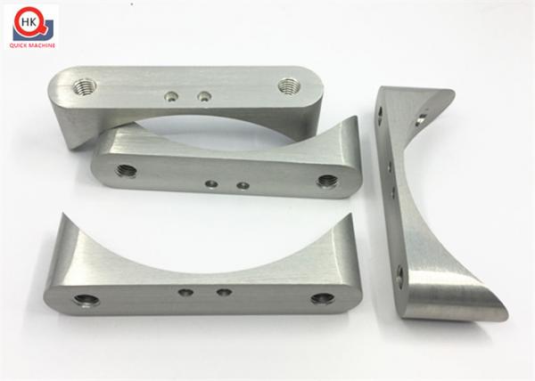 Medical Devices CNC Micro Machined Parts 7075 Aluminum Brushed Surface