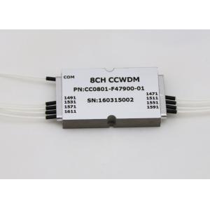 1 x 8 CWDM optical mux demux Compact Size LC / UPC Connector Type For MUX / DEMUX System