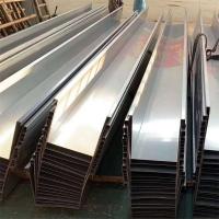 China Stainless Steel Water Gutter 304 1.5*900mm Size Roof Gutter Cold-rolled Bright Sliver Different Shapes on sale