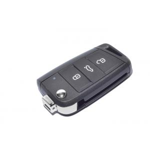 Black Volkswagen Golf Flip Key 5G0 959 753 BA 3 Button 433 Mhz ID 48