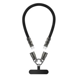 China ESSAGER ES-X65 Series 60W Charging Lanyard Style USB C to USB C Cord with USB 2.0 Connector wholesale