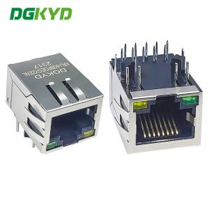 China KRJ-60BPOEGYZENL with PoE power supply RJ45 connector 100M integrated filter network socket network cable interface supplier