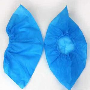 China Non Slip Practical Blue Clean Room Shoe Cover , Cleanroom Boot Covers supplier