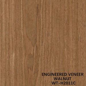Man Made Walnut Wood Veneer Fancy Veneer Crown Grain Sheet Normal For Indoor Decorative Board 2500mm