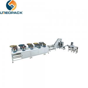 Screw counting and packing machine for plastic parts automatically weighing