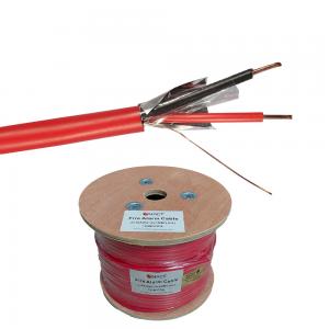 Bare Copper Wire Fire Alarm Cable 1x2x2.5 Unshielded 2 Core for Fire Protection Systems
