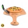 High-Grade Pizza Peel Pizza Paddle with Pizza Scissors Cutting Board for Cheese,