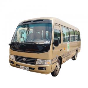 China Euro 4 Second Hand Toyota Coaster , Used 20 Passenger Van For Sale supplier