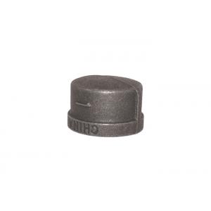 High Accuracy GI Pipe Fitting Cap Banded / Beaded Water Pipe End Cap OEM