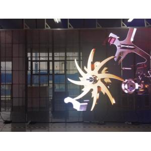 China Indoor Transparent Glass Slim Pixel Led Display P10 , Led Video Screen For Mall supplier