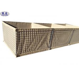 China Recoverable Sand Filled Barriers Heavy Galvanized Coated Surface supplier