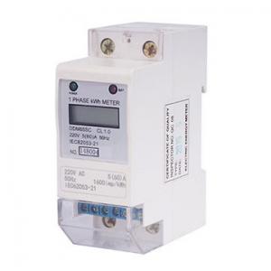 China 60Hz Small Size Single Phase Energy Meter SMT Technology High Accuracy supplier