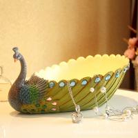 The peacock compote tray wedding gift