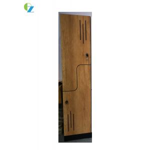 China Elegent New Design Z Shape Door Wooden Material Locker White & Natural Oak supplier