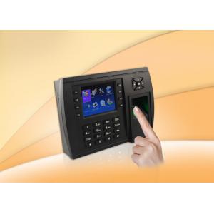 China 3.5  TFT Fingerprint Time Attendance System Biometric Fingerprint Reader With TCP / IP supplier