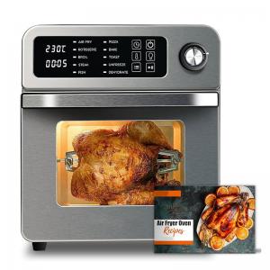 China 15L Electric Air Fryers With Rotisserie For Family 10 In 1 Stainless Steel Air Fryer Toaster Oven Grill supplier