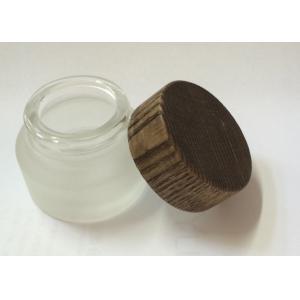 China Decorative 1 Oz 2 Oz Glass Cosmetic Jars For Creams And Lotions Non Leakage supplier