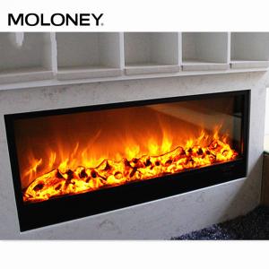 Flamme brûlante couleur simple/multi du feu artificiel de charbon de bois cheminée électrique portative de décor de petite