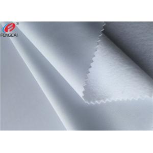 100 Polyester Tricot Knitted Fabric Brushed Clinquant Flannelette For School Uniform