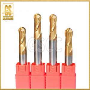 China 2 Flute Solid Carbide Ball End Mill Cutter For Stainless Steel supplier