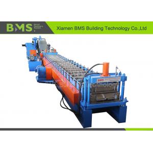 China Hydraulic Cutting Custom Roll Forming Machine For Soundproof Walls / Back Panel Metal Roof supplier