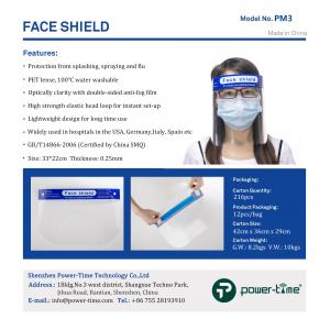 China Anti Splash Elastic String Reusable Safety Face Shield Visor supplier