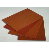 China Brown Smooth Surface Colored Plastic Sheet / Phenolic Cotton Sheet  Heat - Resistant on sale