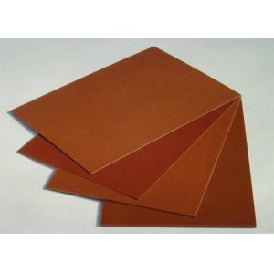 China Brown Smooth Surface Colored Plastic Sheet / Phenolic Cotton Sheet  Heat - Resistant supplier