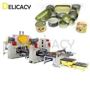 380V Tin Can Production Line 2 Piece Canned Fish Tomato Paste Bean Tin Can Body Making Punch Press Machine