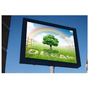 CE FCC P10 LED Video Billboard Advertising Outside SMD3535 10000 Dots / ㎡ RGB