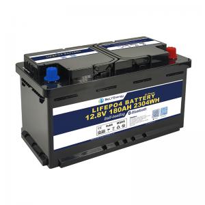 IP65 Enclosure LiFePo4 Battery 12V180AH for RV 5000 Cycle Life 2304Wh Energy