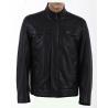European Excelled, Stylish and Casual Black Mens Tall Designer PU Leather