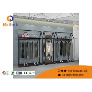 Metal Retail Garment Racks And Displays Wall Mounted Store Decoration