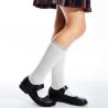 Elegant top quality custom plain color polyester OTC long dress stockings for