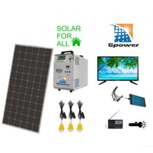 Home Lighting IEC Portable Solar Panel Kit With Radio FM