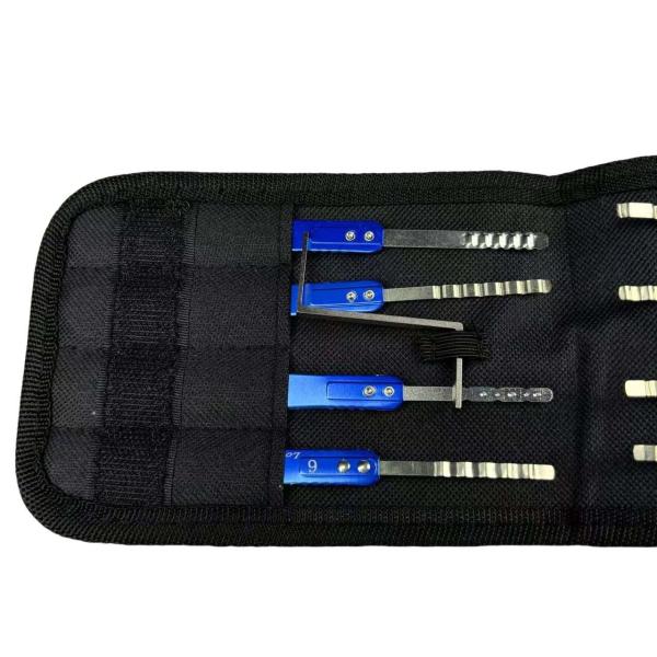 22 pièces Kit de formation de serrurier Crochet outils de serrurier pour la maison