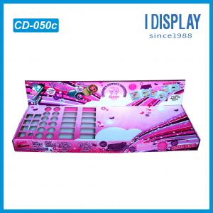China Full Printing Creative Colour Cosmetic cardboard display shelves For Nail Polish supplier