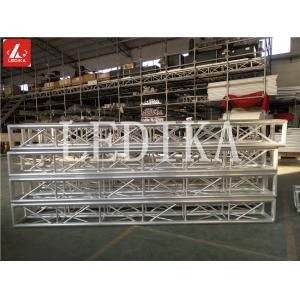 China Silver Bolt Or Screw Aluminum Square Truss 3 Meter For Celebration Parties supplier