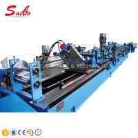 China Manual Steel Profile C Z Purlin Roll Forming Machine 40 Mm-80 Mm Width 17 Stations on sale