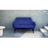 Replica Showtime Poltrona Chair Fiberglass Arm Chair Furniture , Blue White