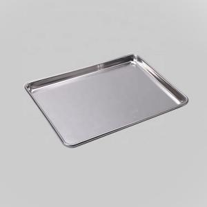 commercial 18''*13''*1'' 1.2mm rectangle baking bread tray burger or hamburger or hot dog bun baking pan aluminium bread pan